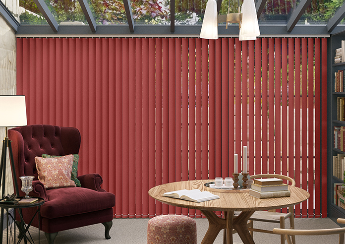 Trinity (Blackout), Garnet - Vertical Blind - Image 3